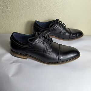 Classic Black Kids Dress Shoes